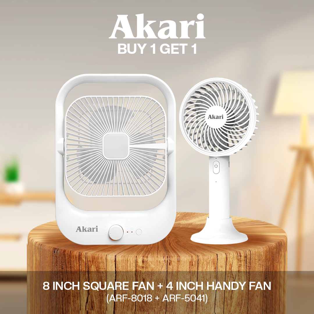 Square table deals fan