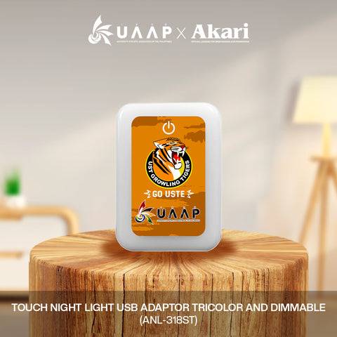 AKARI X UAAP [ UST ] Touch Night Light USB Adaptor Tricolor and Dimmable