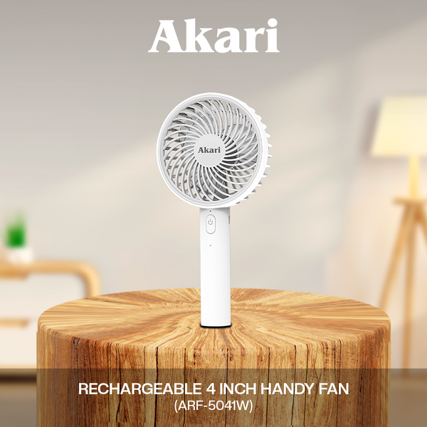 Akari 4" Rechargeable Handy Fan [ARF-5041]