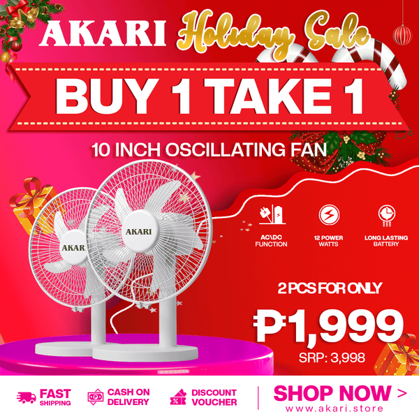 AKARI B1T1 : 10" OSCILLATING FAN ( ARF-66510 )