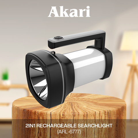 Akari 2in1 Rechargeable Searchlight (ARL-6777)