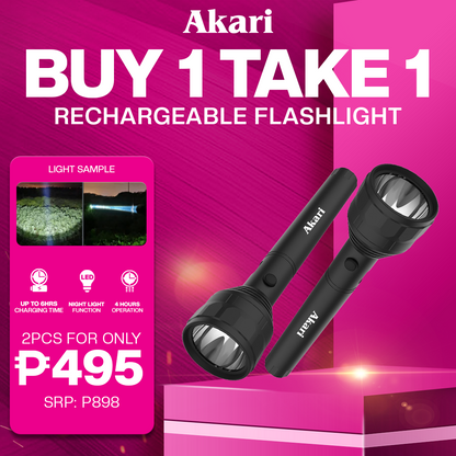 B1T1 AKARI Rechargeable Flashlight ( ARFL-8613 )