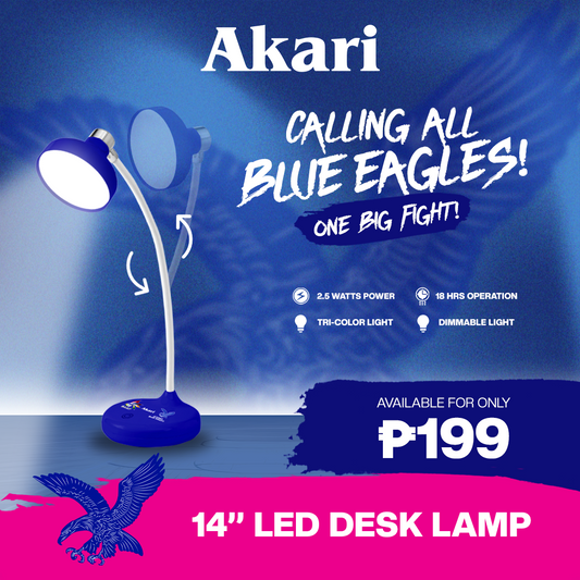 AKARI [ ATENEO ] Touch Control Tricolor and Dimmable Desklamp