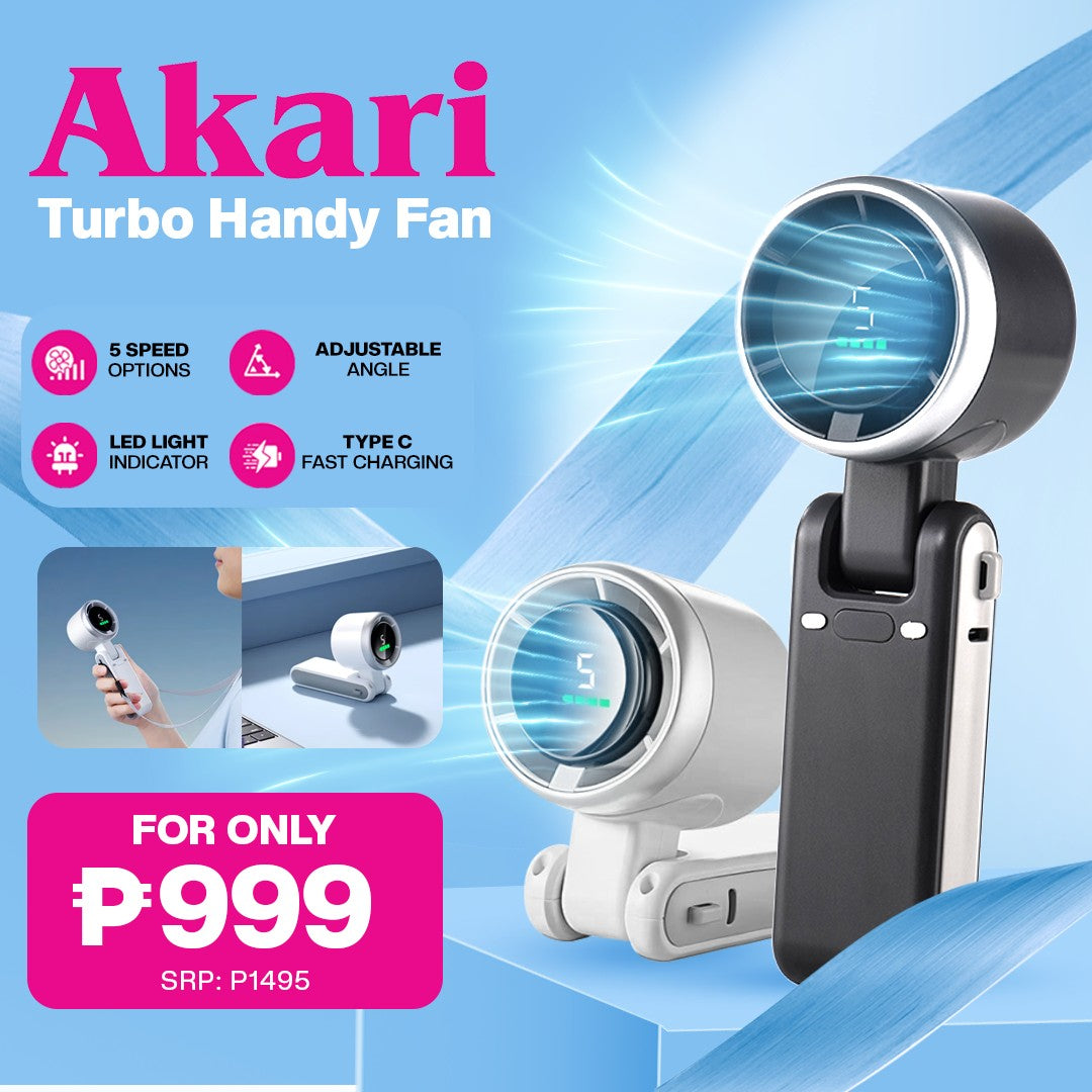 RANwithAKARI : Turbo Handy Fan (ARF-RTF1W)